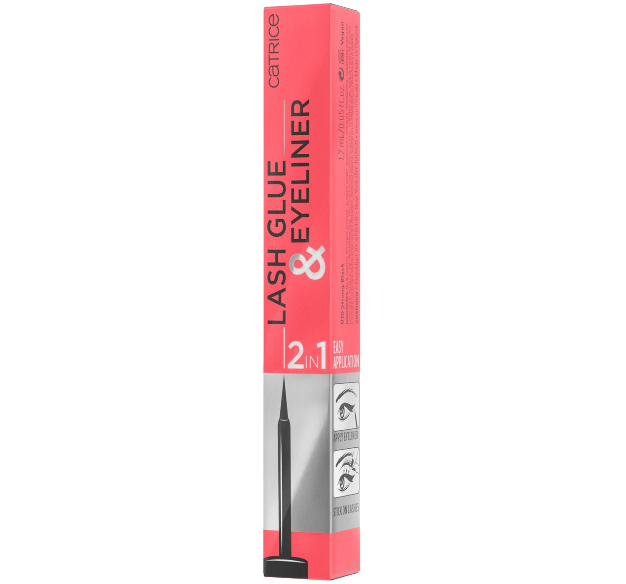 Catrice Eyeliner & Eyelash Glue 2 in 1 - 010 Strong Black