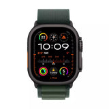 Apple Watch Ultra 2, 49mm, Black Titanium Case, Dark Green Alpine Loop (GPS+Cellular)