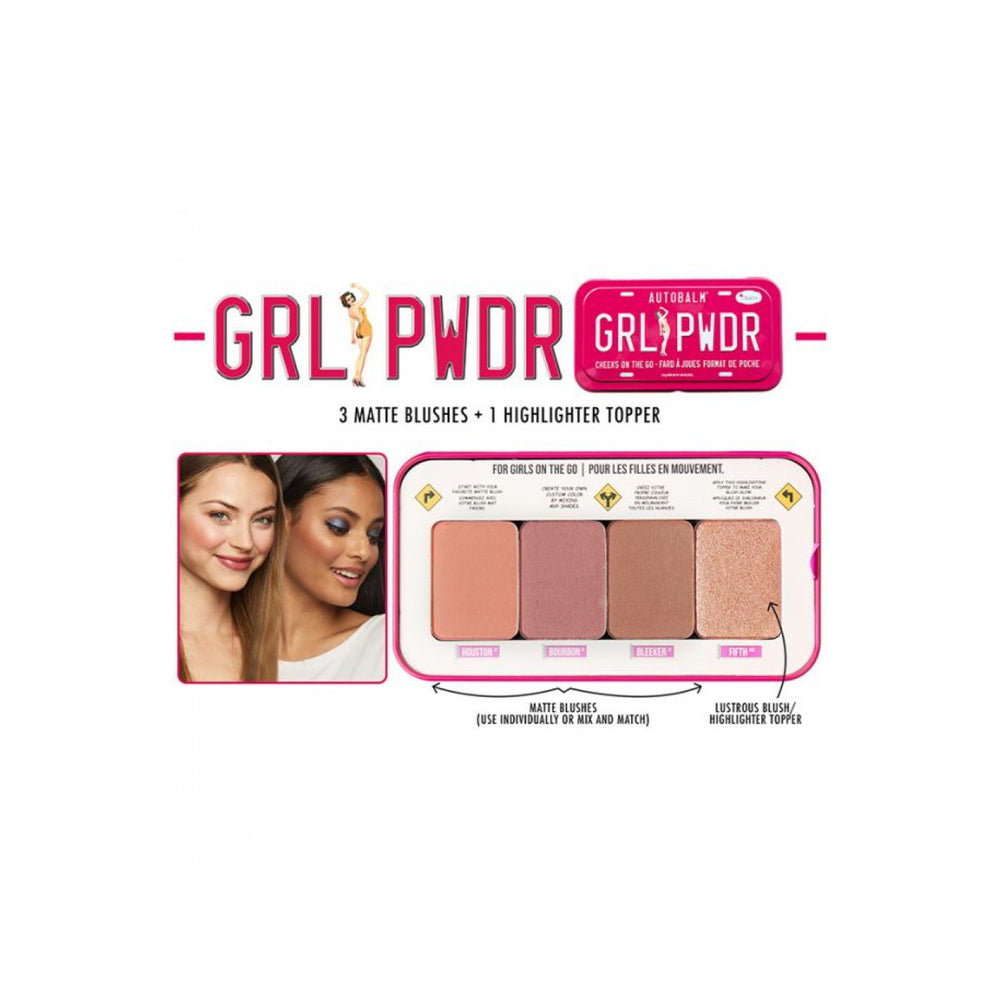 The Balm Autobalm Girl Powder Cheek Palette, Multi Color - 8g