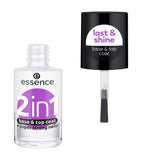 Essence 2 In 1 Base & Top Coat - 8ml