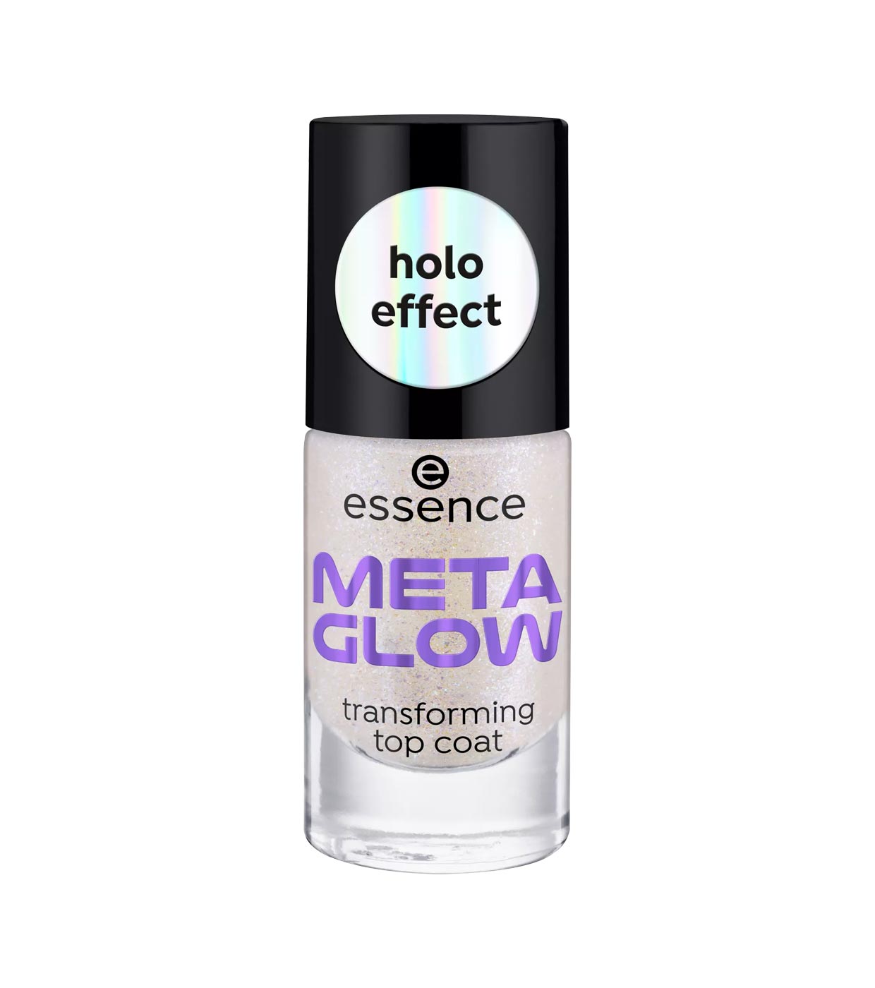 Essence Top Coat Meta Glow Nail Polish – 8 ml