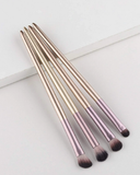 Beauty Eye Makeup Brush Soft Hair Professional Eyeshadow, 4pcs - Champagne