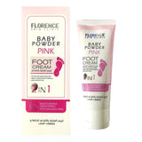 Florence Baby Powder Pink Foot Moisturising Cream - 75ml