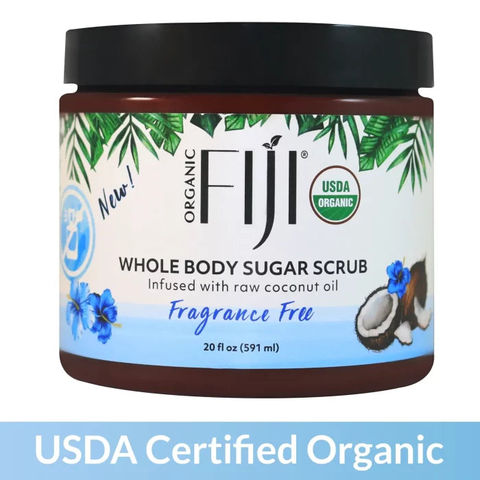 Fiji Organic Coconut Oil Infused Sugar Scrub 591ml