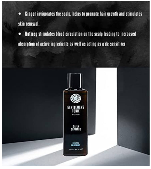 Gentlemens Tonic Daily Shampoo - 250 ml