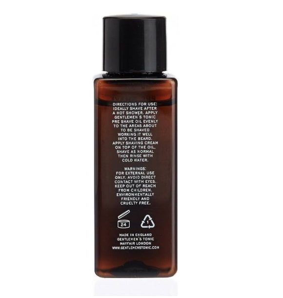 Gentlemens Tonic Pre Shave Oil - 50 ml