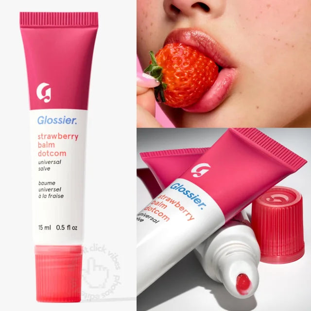 Glossier Balm Dotcom Lip Balm and Skin Salve - Strawberry