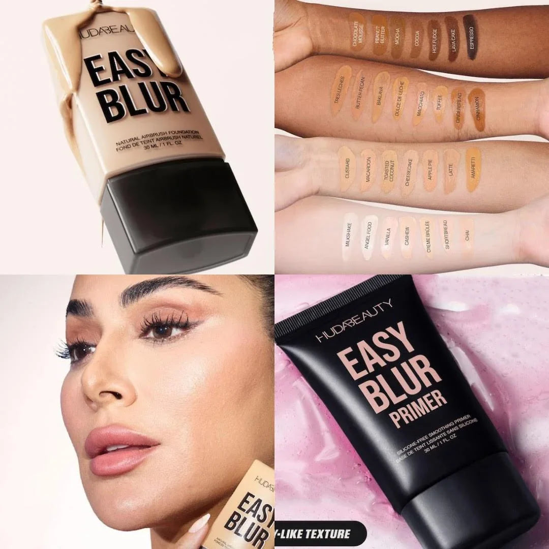 Huda Beauty Easy Blur Natural Airbrush Foundation - 30 ml - Hot Fudge 550R