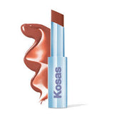 Kosas Wet Stick Moisturizing Shiny Sheer Lipstick - Island High - Warm Toasty Red