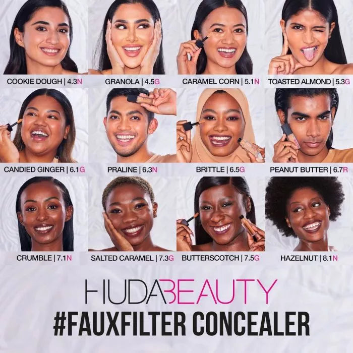 Huda Beauty FauxFilter Luminous Matte Liquid Concealer - 9ml - Honey 1.7