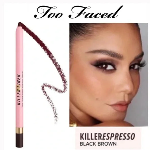 Too Faced Killer Liner - Waterproof Eyeliner - Black Brown