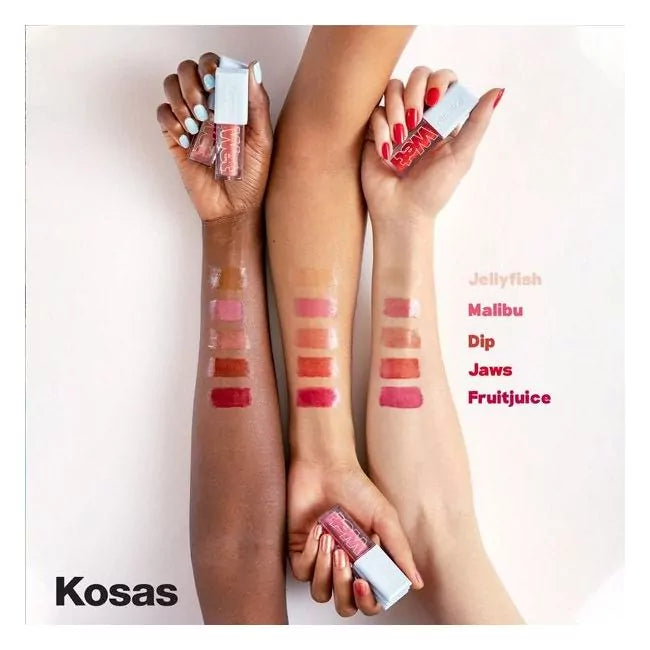 Kosas  Wet Lip Oil Plumping Treatment Gloss - Jaws - Hot Blood Red