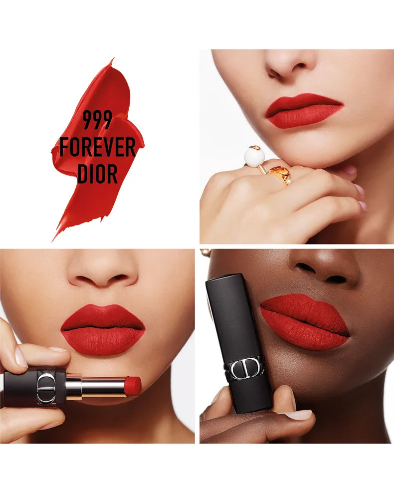 Dior Rouge Dior Forever Transfer-Proof Lipstick -  999 Forever Dior