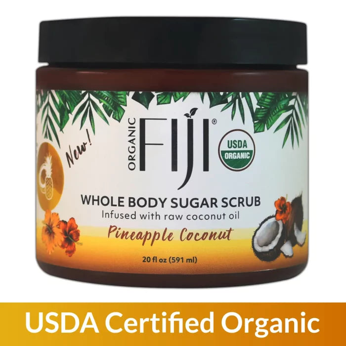 Fiji Organic Coconut Oil Infused Sugar Scrub 591ml