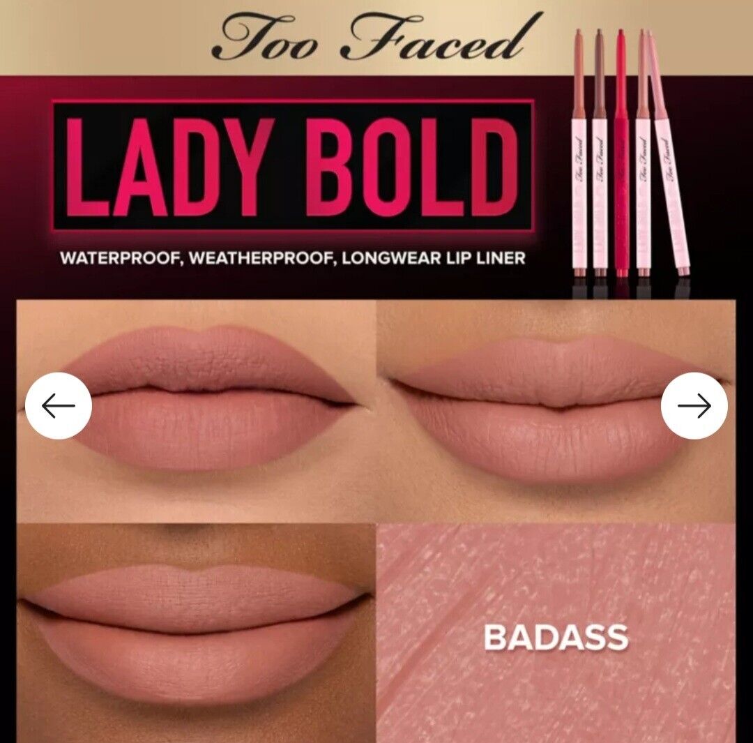 Too Faced Lady Bold Lip Liner - Badass