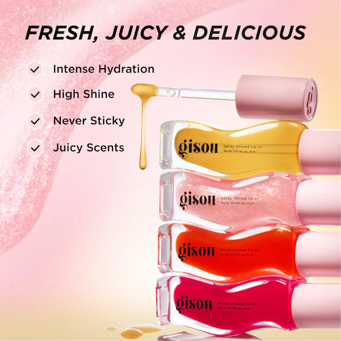 Gisou Honey Infused Hydrating Lip Oil - 8ml