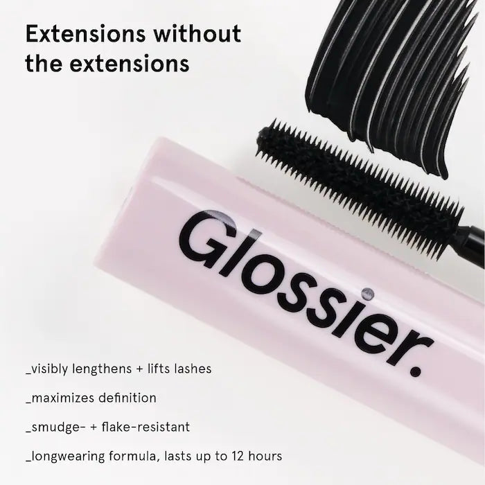 Glossier Lash Slick Lift and Lengthening Mascara - Black