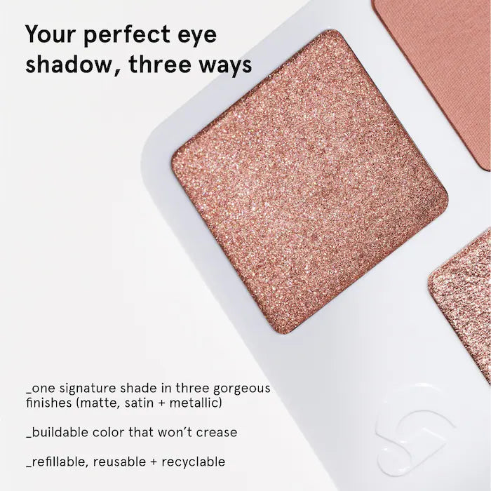 Glossier Monochromes Essential Eyeshadow Trio Palette - Heather