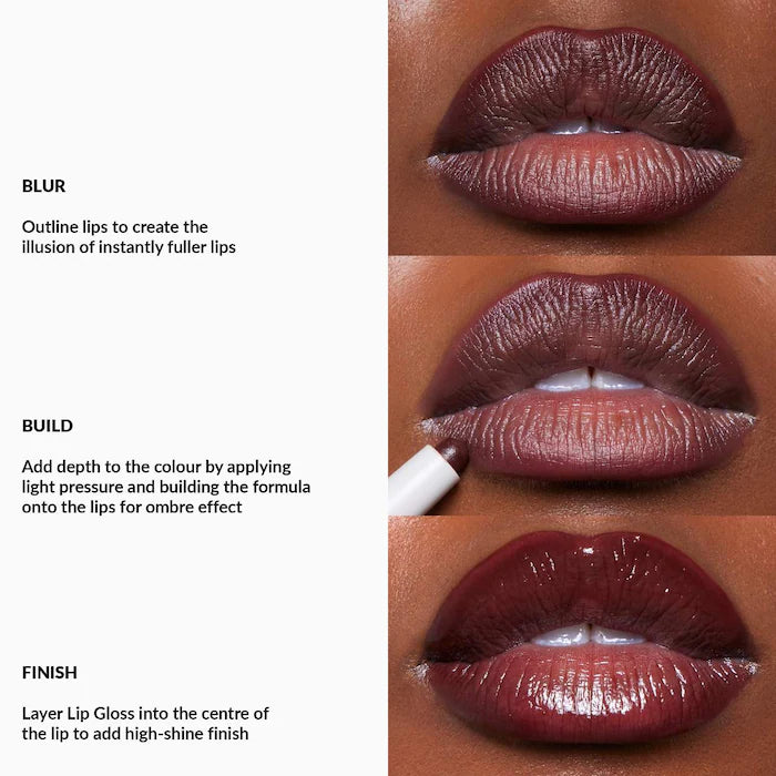 Refy Plum Lip Liner and Gloss Collection - 13 ml