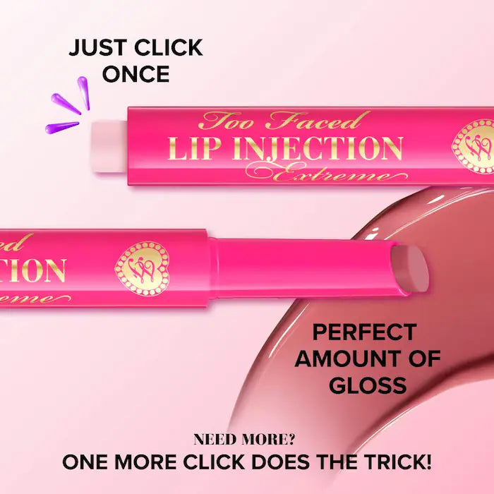 Too Faced Lip Injection Extreme Plumping Clicks - Perfect Pink