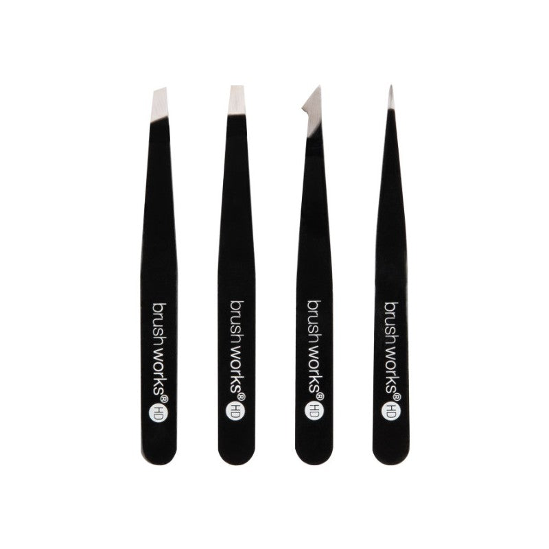 Brush Works  Comb Tweezer Set - Black