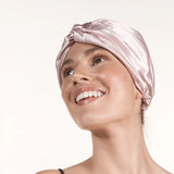 Slip Silk Turban - Pink