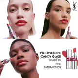 Yves Saint Laurent Candy Glaze Lip Gloss Stick - 5 Pink Satisfaction (3.2g)